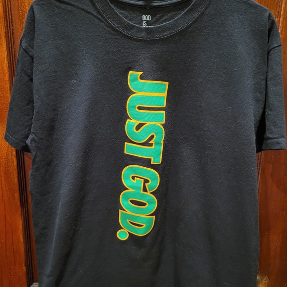 Used God Is Dope Black T-Shirt - Picture 1 of 1